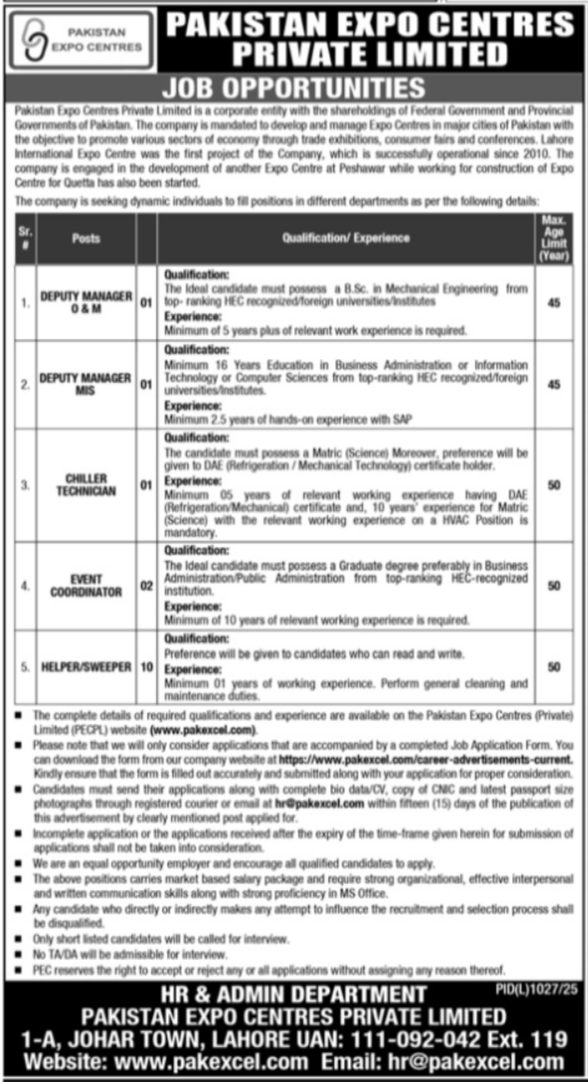 Lahore Jobs 2025
