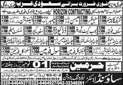 Chargehand Steel Fixer & Store Keeper Jobs 2025