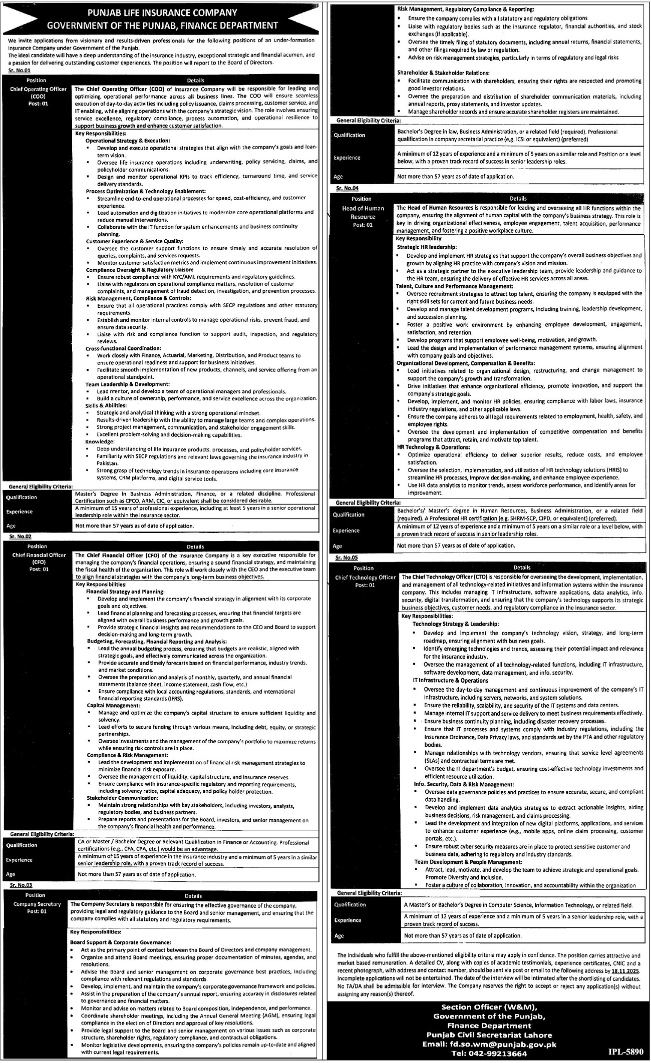 Punjab Life Insurance Company